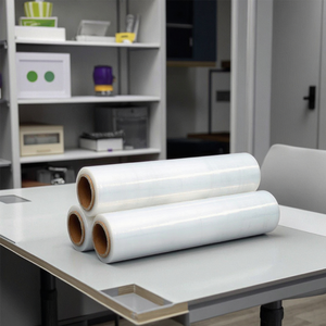 Emballage de rouleau de film étirable LLDPE souple à 5 couches de qualité alimentaire Pudi avec impression de logo pour la palette de transport de stockage de la chaîne du froid - Product Image 3