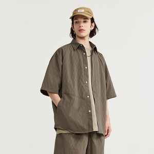 Conjunto de camisa y pantalones cortos para <span class=keywords><strong>hombre</strong></span> al <span class=keywords><strong>por</strong></span> <span class=keywords><strong>mayor</strong></span>, conjunto de dos piezas para <span class=keywords><strong>hombre</strong></span>, conjunto de dos piezas de diseño informal urbano para <span class=keywords><strong>hombre</strong></span>, conjunto corto de verano de dos piezas, <span class=keywords><strong>ropa</strong></span> 2024 - Product Image 1