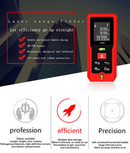 Cầm tay 100M Kỹ thuật số điện tử Laser khoảng cách Meter hồng ngoại Cai Trị Băng biện pháp với khu vực bong bóng/khối lượng thiết bị thử nghiệm công cụ - Product Image 2