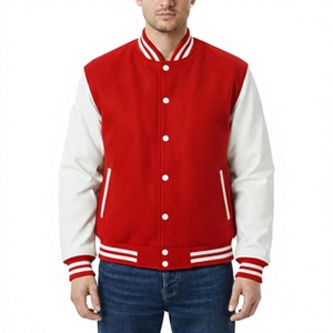 เสื้อแจ็คเก็ต Letterman ของแท้จากวิทยาลัย รุ่น Victory Heritage Varsity Jacket แบบคลาสสิกสมัยใหม่ - Product Image 1