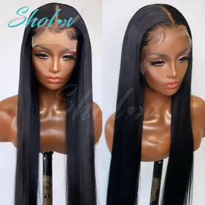 13x4 Bone Kinky Straight 18-24 Inch Human Hair Full Lace Front Wig Remy Hair Vendor 13x4 Lace Closure Wig Human Hair