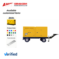 2025 Aiweite OEM vente en gros 50 100 150 200kva moteur fournisseur Mobile soudage électrique groupe électrogène diesel super silencieux