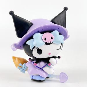 6 pièces 8cm Sanrios Kuromi mélodie Anime Figure boîte aveugle Kawaii dessin animé poupées Surprise boîte mystère jouets - Product Image 2