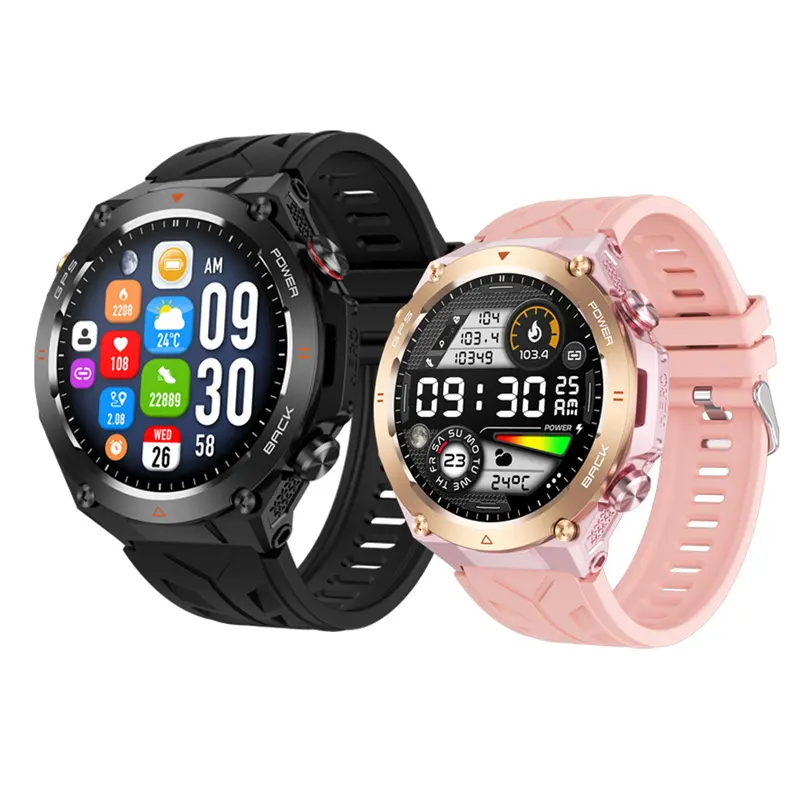 Il più recente GPS Record Smart Watch 2024 looj Inteligente Para Mujer Hombre Smartwatch per gli uomini delle donne KC82