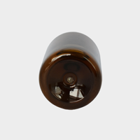 Bouteille en plastique PET de 100 ml de couleur fauve avec bouchon à vis |   Bouteille en PET de haute qualité pour médicaments liquides oraux, sirop contre la toux liquide