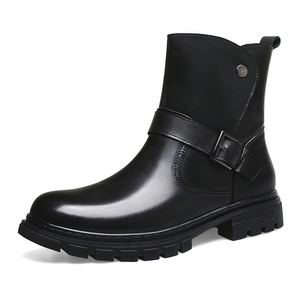 Botas de Cuero Genuino para Parejas, Tallas Grandes, Diseño Moderno, Suela Resistente, Suaves y Cómodas, Disponibles, Se Aceptan Pedidos Personalizados - Product Image 3