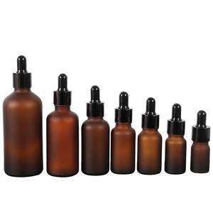 Botella cuentagotas personalizada más barata Botella cuentagotas de vidrio ámbar Botellas de aceite esencial de 30ml 50ml con logotipo de serigrafía - Product Image 6