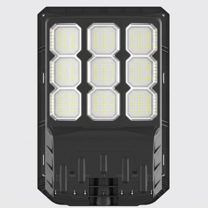 Farola Solar LED de 450W, ABS, IP65, Montaje en Pared, 6000K Luz Diurna, 20000 Horas de Vida Útil, Celda de Silicio Monocristalino, Certificación CE - Product Image 1