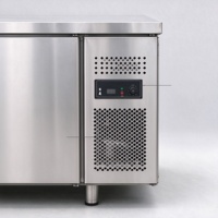Table de préparation alimentaire pour cuisine commerciale, équipement de réfrigération ou congélateur, plan de travail réfrigéré commercial pour restaurant, hôtel, cuisine