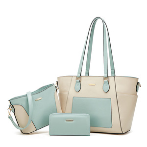 Nouveau sac fourre-tout pour femmes, sac à bandoulière, sac à main, ensemble décontracté trois pièces - Product Image 4