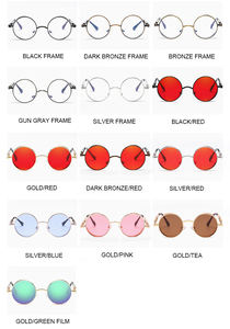 Gafas de Sol Retro Steampunk BOOM para Hombre, Redondas, Metálicas, Polarizadas, UV400, para Conducir - Product Image 6