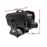 Machine à neige LED RGB en gros pour usine, projecteur de scène, générateur de neige artificielle avec télécommande pour extérieur/intérieur