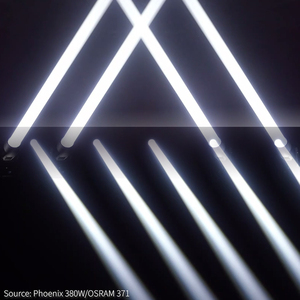 Đèn sân khấu mini 380W Sharpy Beam giá xuất xưởng, đèn Beam 600W, đèn Moving Head + vòng tròn LED RGB - Product Image 5