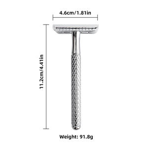 Rasoio di sicurezza di ottima qualità lama di rasoio doppio bordo uomo e signore rasatura zero rifiuti rasoio da barba - Product Image 6