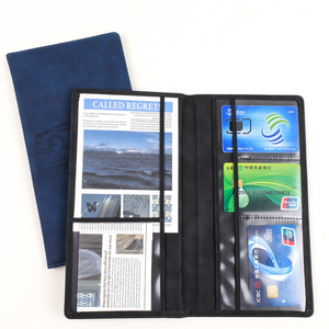 Titulaire de documents d'immatriculation de voiture PU et <span class=keywords><strong>porte</strong></span>-documents d'assurance Accessoires de voiture Articles cadeaux - Product Image 4