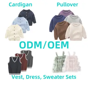 ODM OEM Custom Spring/Summer/Fall/Winter Mommy and Me Family Matching Clothing Pullover/Cardigan/Dress/Vest/Sets Sweaters