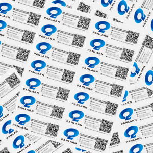 Tùy chỉnh trong suốt Mã Vạch nhãn dán không thấm nước và chống xước QR dán mã - Product Image 2