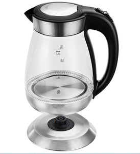 <span class=keywords><strong>Bouilloire</strong></span> électrique sans fil avec lumière LED, l, pour le thé et le café, couverture automatique, Protection contre la combustion de l'eau en verre - Product Image 4