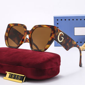 نظارات شمسية أنيقة جديدة فاخرة للنساء كبيرة الحجم نظارات شمسية أنيقة خضراء سوداء مربعة نظارات شمسية نسائية - Product Image 2