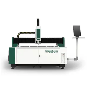 Yeşil ışık RAYCUS 1000W 2000W 3000W 2kw 4kw watt CNC sac metal fiber lazer kesim makinesi kesici fiyat fiber