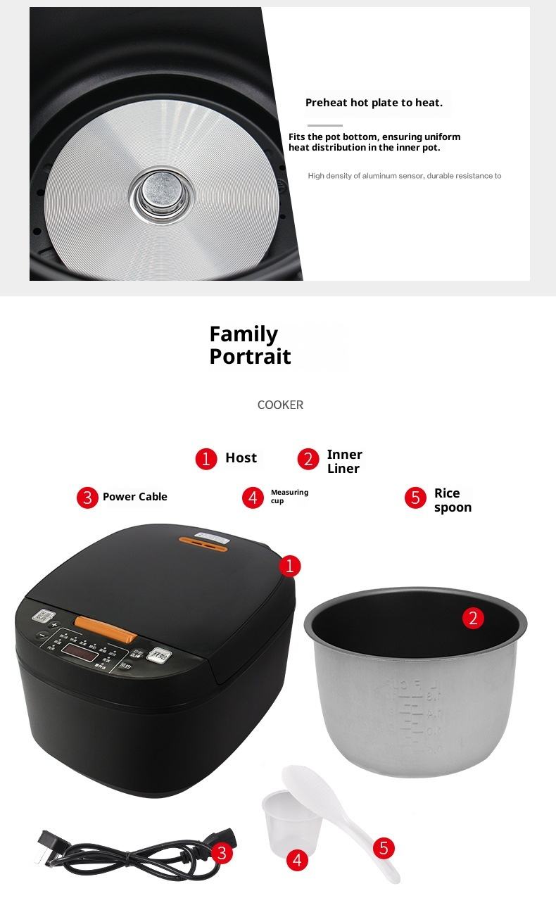 Xianke noir 5l [doublure en cristal blanc]]