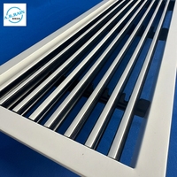 Diffuseur linéaire moderne en aluminium 1000*100 - Grille d'aération de plafond CVC pour la ventilation commerciale et résidentielle