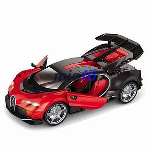 Voiture de course électrique jouet modèle de véhicule avec portes ouvrables radiocommandée avec des lumières LED cool - Product Image 2