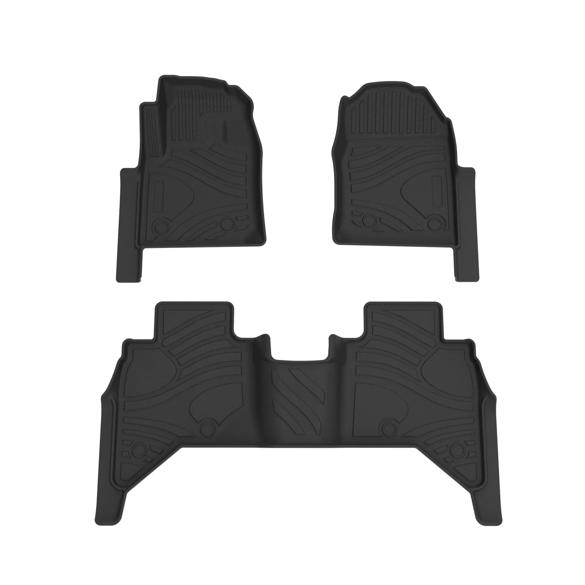 Tikar Karpet Lantai Mobil Pickup TPE 3D Terbaru Digunakan untuk Isuzu D-max LHD/RHD 2021