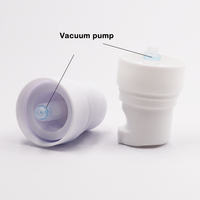Flacon pulvérisateur de lotion cosmétique pour le visage sans air, couleur personnalisée, avec impression sur écran