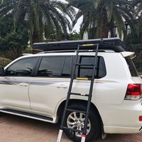 Tenda atap mobil Suv Abs antiair, tenda atap luar ruangan, tenda atap cangkang keras