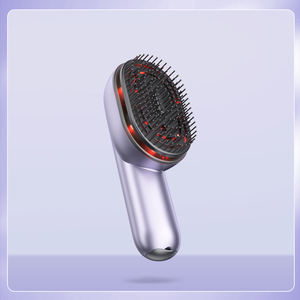 電気ヘアマッサージャー頭皮ブラシセンシャルオイルマッサージングコームアロマセラピー頭皮マッサージャー - Product Image 6