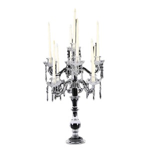 Candelabro de Cristal de Lujo, Diseño Europeo, Centro de Mesa para Bodas, Decoración Romántica para Cenas a la Luz de las Velas, Adornos - Product Image 5