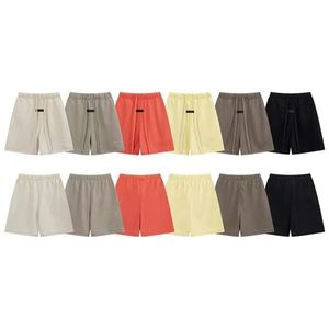 กางเกงขาสั้นทรงหลวมพิมพ์ลายตัวอักษรแบบฟล็อกสองชั้นสุดเทรนดี้สำหรับผู้ชายและผู้หญิง กางเกงขาสั้น FOG รุ่นซัมเมอร์ ความยาวห้านิ้ว - Product Image 1