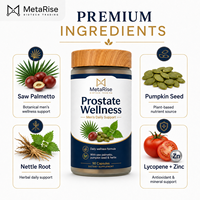 Capsules de bien-être pour hommes, marque privée OEM, supplément nutritionnel quotidien botanique, 90 unités