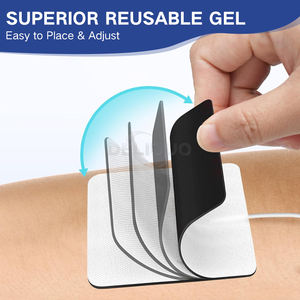 ที่กําหนดเองReusable Conductiveนวดหลายสิบอิเล็กโทรดแผ่นสิบหน่วยReusable Tenอิเล็กโทรดแผ่น50*50มิลลิเมตร<span class=keywords><strong>ECG</strong></span>เปลี่ยนสายไฟPad - Product Image 4