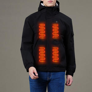Giacca riscaldante lavata da uomo di fascia alta resistente giacca riscaldata giacca impermeabile all'aperto per il campeggio Shopping di viaggio con cerniera - Product Image 1