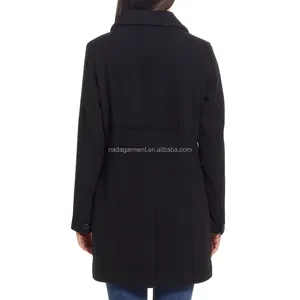 Wholesale Fashion Women Coats Designer Casual Long Sleeved Loose Blazer Suits Black Trench Coats For Women