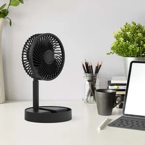 Folding Standing Fan 2400 MAh Portable USB Rechargeable Mini Desk Table Fan