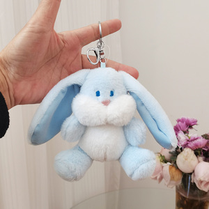 Porte-clés et breloque <span class=keywords><strong>de</strong></span> sac en peluche <span class=keywords><strong>Lapin</strong></span> Gras Ours, Animal en peluche moche et mignon Kawaii, Accessoire pour sac à dos, Cadeau, Souvenir, Peluches - Product Image 4
