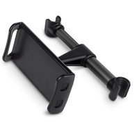 Support de téléphone et tablette pour appuie-tête de voiture, rotation à 360 degrés, anti-poussière, flexible, réglable, support de siège arrière universel