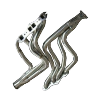 Collecteurs d'échappement polis en acier inoxydable Target, tuyau de remplacement compatible avec Chevy Nova Chevelle SBC Small Block