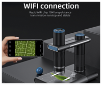 Mikroskop Digital Portabel WiFi 1000X Dirancang untuk Inspeksi Papan Sirkuit, Analisis Kulit, Perbaikan dan Diagnostik PCB