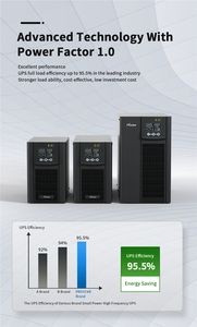 프로스타 PET 시리즈 온라인 <span class=keywords><strong>UPS</strong></span> 1KVA / <span class=keywords><strong>1000VA</strong></span> 순수 사인파 배터리 포함, <span class=keywords><strong>24V</strong></span> <span class=keywords><strong>DC</strong></span> 입력, 듀얼 12V 7AH - Product Image 6