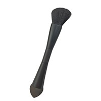 Ensemble de pinceaux de maquillage 4-en-1 en nylon avec manche en plastique, style blush angulaire, portable pour le visage, anticernes, blush, fond de teint