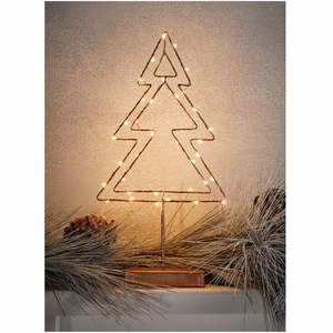 โครงลวดโลหะต้นคริสต์มาสพร้อมไฟ LED สำหรับตกแต่งบ้านในอินเดียรับตกแต่งคริสต์มาสในราคาที่ดีที่สุดจากไม้ - Product Image 1