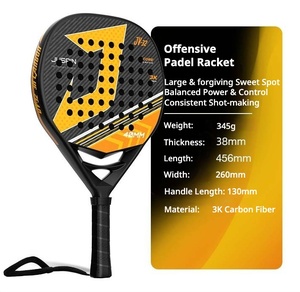 Raqueta <span class=keywords><strong>de</strong></span> Pádel <span class=keywords><strong>de</strong></span> Fibra <span class=keywords><strong>de</strong></span> Carbono 3K, Raqueta <span class=keywords><strong>de</strong></span> Pádel <span class=keywords><strong>de</strong></span> Grafito, Forma <span class=keywords><strong>de</strong></span> Diamante/Lágrima/Redonda, OEM Personalizada, Control Completo, Alto Rendimiento, Venta al Por Mayor - Product Image 3
