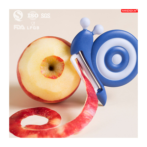 Dao gọt rau củ MIDDIA thiết kế sáng tạo hình ốc sên, lưỡi dao gốm Zirconia, tay cầm mềm TPE - Product Image 1