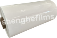Rouleaux de Film PETG en plastique blanc pour l'emballage des bouteilles