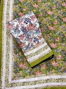 Edredones con estampado de bloques a mano Jaipuri al por mayor de primera calidad, edredón de algodón orgánico hecho en India, producto suave y cómodo - Product Image 3