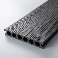 Plancher de terrasse en composite WPC, revêtement de terrasse extérieur, carrelage extérieur en plastique imperméable